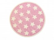Barn konsept, Ull teppe Star, Pink