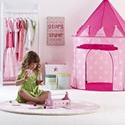 Barn konsept, Ull teppe Star, Pink