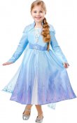 Frost Elsa Deluxe maskerade kostyme kjole