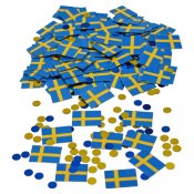 Confetti, Sverige flagg