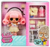 L.O.L. Surprise! Hair hair hair dukke rosa hår med 8 tilbehør, 1-pakning