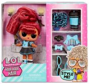 L.O.L. Surprise! Hair hair hair dukke brunt hår med 8 tilbehør, 1-pakning