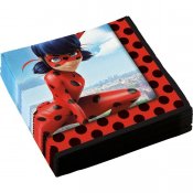 Ladybug Miraculous servietter 20-pakning