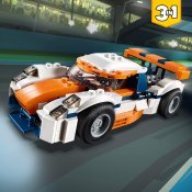LEGO Creator Orange Race Car 31089 Byggesteiner 3i1