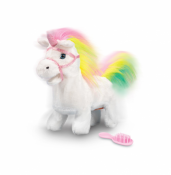 Magical Unicorn går, logrer med halen og lydeffekter