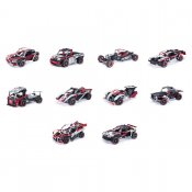 Meccano Supercar 25 i 1, metall rød