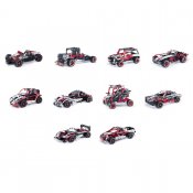Meccano Supercar 25 i 1, metall rød