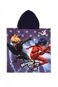 Miraculous Ladybug marineblå badeponcho