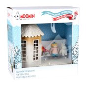 Mummitrollet Vinterbadhus med 3 figurer