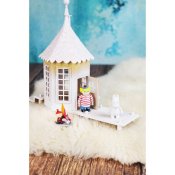 Mummitrollet Vinterbadhus med 3 figurer