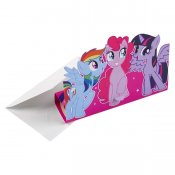 My Little Pony invitasjonskort 8 stk 11x16cm