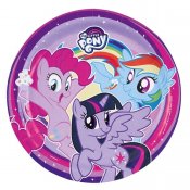 My Little Pony papirplater 8-pakning 23cm