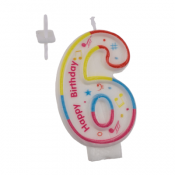 Sifferlys for bursdager - Tallet 6