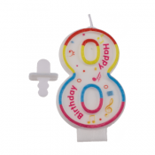 Sifferlys for bursdager - Tallet 8