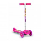 Ozbozz Trail Twister scooter med 3 hjul rosa
