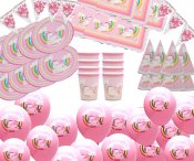 Festpose i 5 deler i enhjørningsmotiver