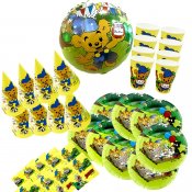 Festpose i 5 deler i bamse-temaet