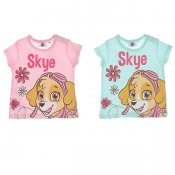 Kortermet T-skjorte PAW Patrol Skye baby