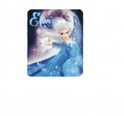 Felt i Frozen / frost Elsa motiver, 120x140 cm