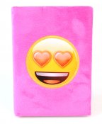 Plysj bærbar PC med Emoji, rosa, A5