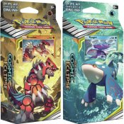 Pokémon Sun & Moon Cosmic Eclipse Gruodon og kyogre Theme Deck samlekort 120 stk