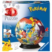 Ravensburger Pokémon puslespill Party Ball 3D 72 bits