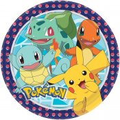 Pokémon papirplater 8-pakning 23cm