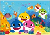 Ravensburger, Puzzle 2x12 Baby Shark