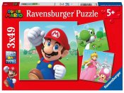 Ravensburger Super Mario 3 i 1 puslespill