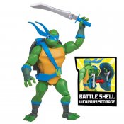 Rise of the TMNT Leonardo Basic Figur Battle Shell