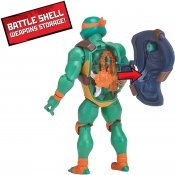 Rise of the TMNT Basic Figur Michelangelo Battle Shell