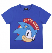 Sonic The Hedgehog blå T-skjorte