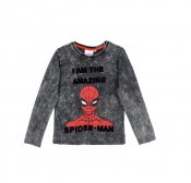 Spiderman langermet grå T-skjorte