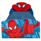 Spiderman-seng med oppbevaring og innebygd nattlys