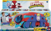 Spidey and his Amazing Friends Spider Crawl-R lekesett med lyd og lys 2 i 1 hovedkvarter og frodon