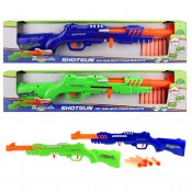 Store leketøy pistol med piler seks skum, 60 cm