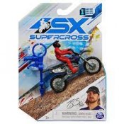 Supercross 1:24 Diecast motorsykkel med sjåfør