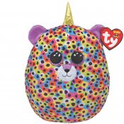 TY Kosedyr Giselle Leopard squish a boos 35 cm
