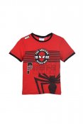 Spiderman Klessett, T-skjorte & Shorts rød