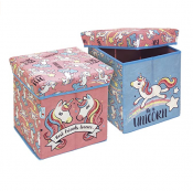 Unicorn oppbevaringsboks med lokk