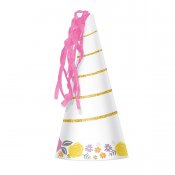 Unicorn Party Hatter 8-pakning 18x7cm