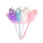 Unicorn penn med fjær