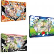 Pokémon Alolan Exeggutor Virizion Infernape V box Samlekort