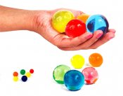 4-pakning - fargede perler vann - 12 g