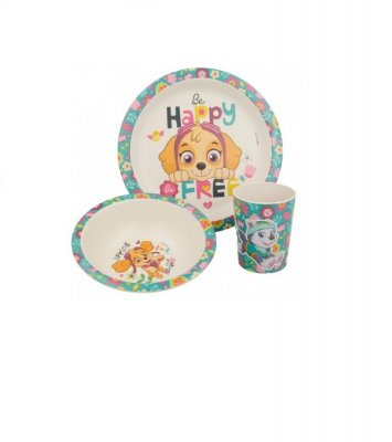 Paw Patrol Skye, ECO Bamboo, Middag, 3 deler
