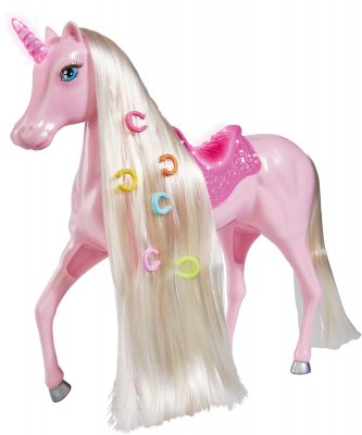 Unicorn med strålende horn og sal