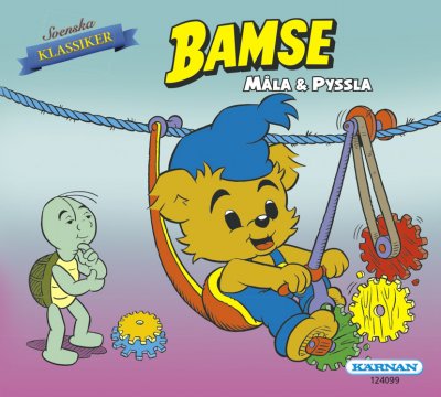 Bamse, mini bok, maling og håndverk