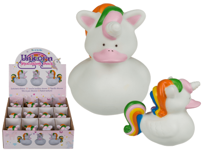 Badekar leketøy i unicorn motiv om 7,5 cm