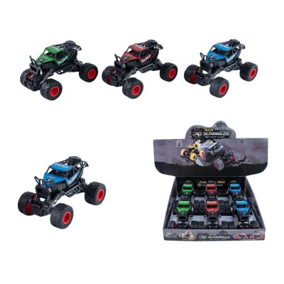 monstertruck med pull-back-funksjon