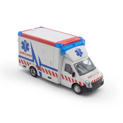 Ambulanse med båre - Burago Municipal Vehicles